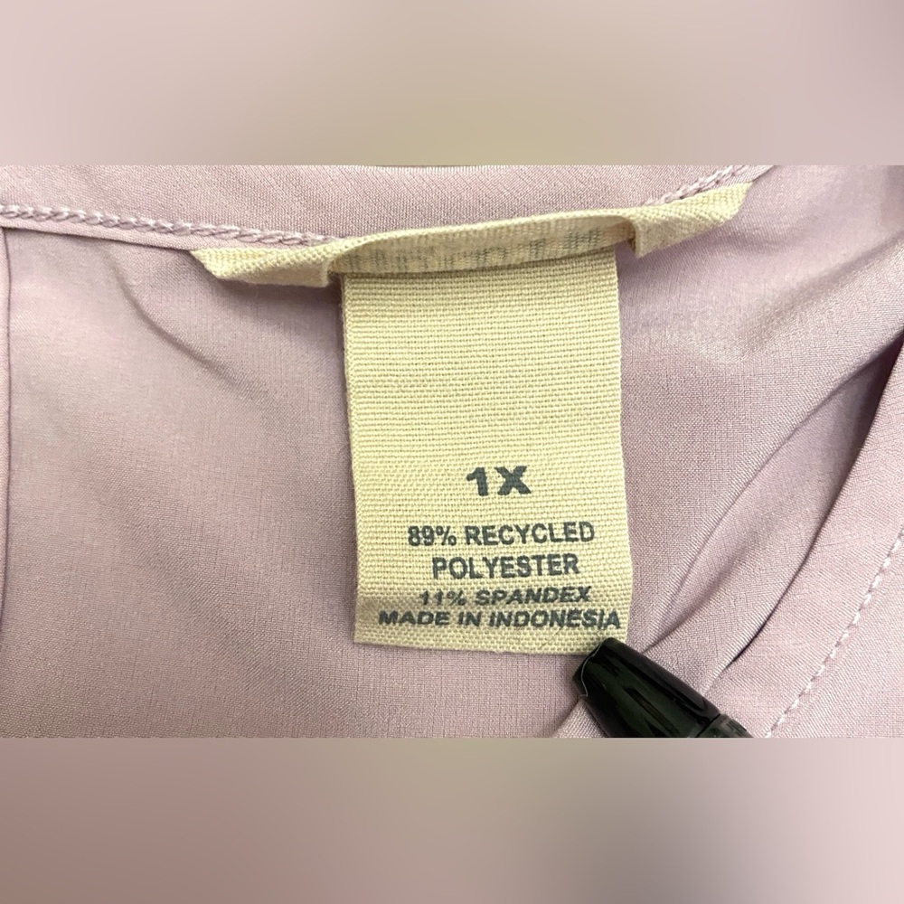 Duluth Trading Co Flexcellence Lilac Purple SZ 1X Minimalist Sporty Chic Dress - Picture 9 of 11